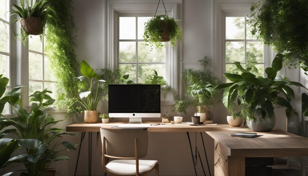 home office plants