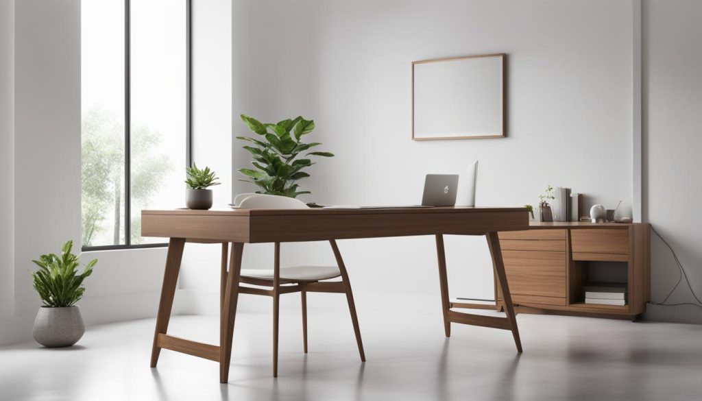 minimalistic home office design