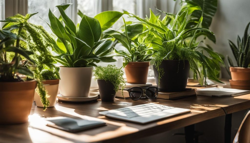 plants for improving air quality in the home office